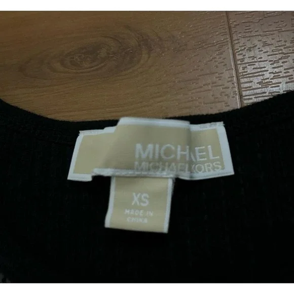 Womens Michael Kors Sequin Black Party Disco‎ Shirt - Picture 3 of 6